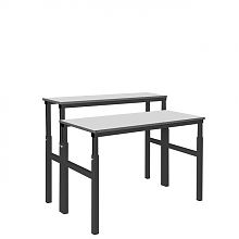 Стол рабочий двухуровневый СРД-1500х500