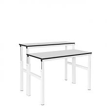 Стол рабочий двухуровневый СРД-1500х500