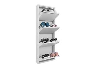 Обувница Практик ОМ-4 белая