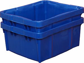 Ящик 480x393x220 морозостойкий (синий)