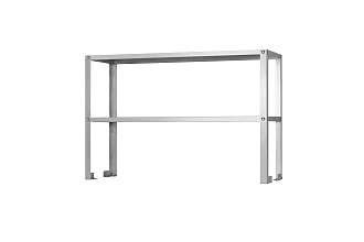Полка-надстройка настольная ПННн - 600x400x800 Norma Inox, нерж., 2 уровня