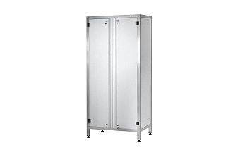 Шкаф для хлеба ШЗКп - 830x550x1800 Profi Inox, двери распашные, 1 уровень, без к-та замков