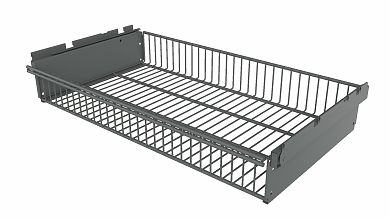 Корзина выдвижная 563х340х85 (Серебристый)