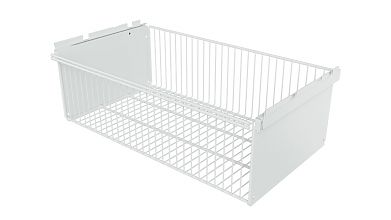 Корзина выдвижная 563х340х181 (Белый)
