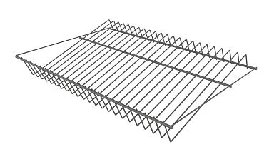Полка для обуви 603х406 (Серебристый)