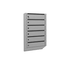 6-и секционный почтовый ящик «Гарант Люкс» минимальный заказ 5 шт.