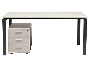 Стол NT 140X70 темный орех/антрацит