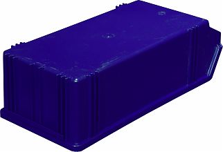 Пластиковый ящик 500х230х150 мм 7964 (синий)