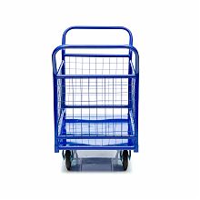 Тележка платформенная КПО-500С-125-И, с бортами, 650х1150 мм