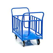 Тележка платформенная КПО-500Т-200-И , с бортами, 800х1200мм
