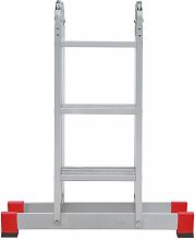 Лестница-трансформер алюминиевая, ширина 400 мм NV 1323.3