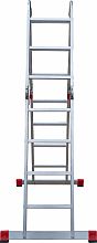 Профессиональная алюминиевая лестница-трансформер, ширина 400 мм NV3320.3
