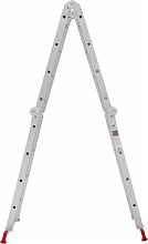 Лестница-трансформер алюминиевая с помостом, ширина 340 мм NV2330.5