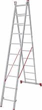 Лестница алюминиевая двухсекционная многофункциональная NV2220.8