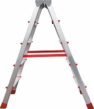 Профессиональная двухсторонняя алюминиевая стремянка NV3120.8