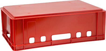 Ящик сплошной 600x400x200 (красный)