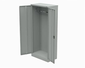 Шкаф для одежды 1850x820x450 мм (RAL7035)