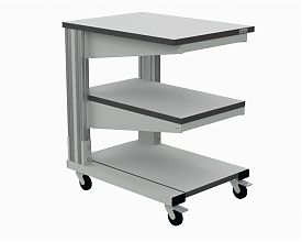 Стол подкатной Современный 690x460x840 мм (RAL7035)