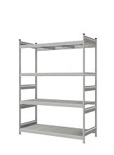 Стеллаж СТ-023 полочный 2500x1800x800 4 яруса окрашен