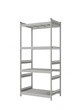 Стеллаж СТ-023 полочный 3000x1200x800 4 яруса цинк