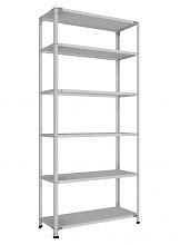 Стеллаж СТ-011 полочный 2200x1000x400 6 ярусов, нагрузка на полку 200
