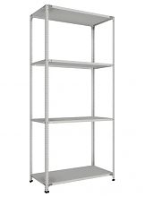 Стеллаж СТ-011 полочный 2200x1000x500 4 яруса, нагрузка на полку 100