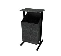 Металлическая урна «Уралочка 2 с крышкой»