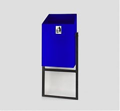 Металлическая урна «Уралочка перфорированная вкапываемая»