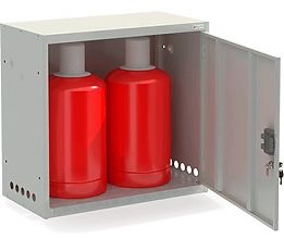Шкаф для газовых баллонов ШГР 27-2-4(2x27л)