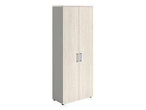 Шкаф NW 2080 закрытый белое дерево/серый